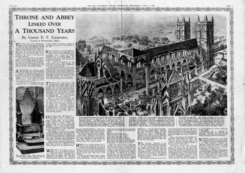 Daily Telegraph Coronation Day Supplement Page 8&9 - June 2, 1953